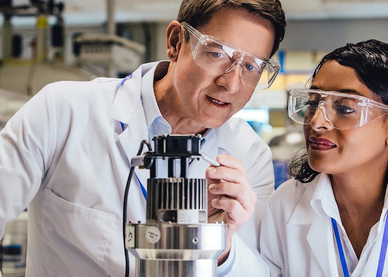 Two scientists